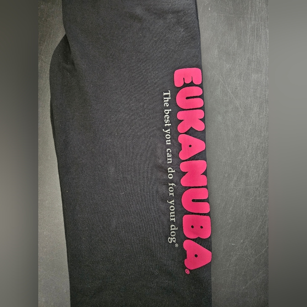 VTG - NWT Black "Eukanuba Dog" Drawstring Sweat Pants - Size XL (40)